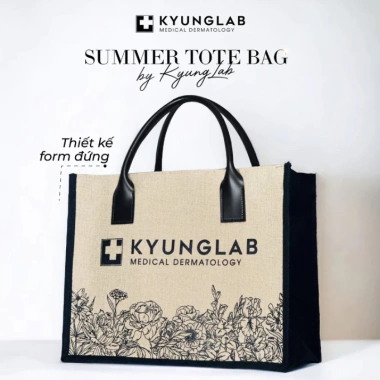 Túi vải Canvas Kyunglab 2.025 - Tay xách Da cao cấp, giá chỉ 125k giảm mạnh