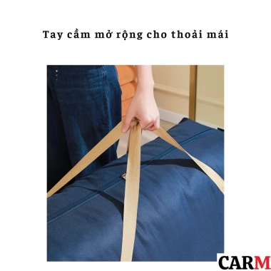 Túi Vải CarMax 110L Chống Nước Đựng Chăn Màn Quần Áo Cỡ Lớn, Giá 26.800 VND