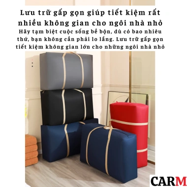 Túi Vải CarMax 110L Chống Nước Đựng Chăn Màn Quần Áo Cỡ Lớn, Giá 26.800 VND