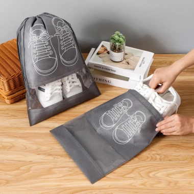 Túi Vải Cỡ Lớn Đựng Giày Dép Dây Rút Chống Bẩn Siêu Tiện Dụng - Giá chỉ 11.900₫