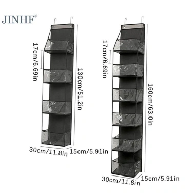 Túi Vải Đa Năng JINHF Lưu Trữ Sau Cửa, Nhiều Lớp Linh Tinh, Giá Ưu Đãi 74.952 VND 6