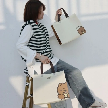 Túi vải dệt đa năng mua sắm và đựng quà tặng - Chỉ 15.000đ giảm giá siêu hot 5