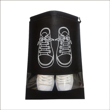 Túi Vải Đựng Giày Dép Dây Rút Chống Bẩn Du Lịch Lớn 43x32cm DANOMALL Chọn Màu 9