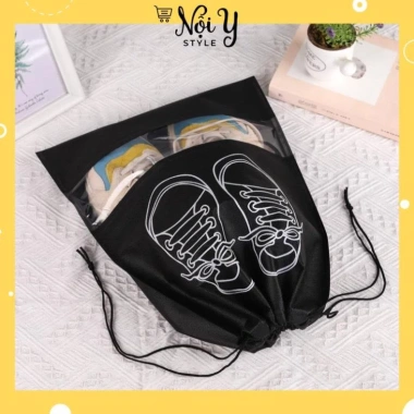 Túi vải đựng giày dép dây rút chống bẩn du lịch size lớn, họa tiết đẹp mắt Tg3 10 Túi vải đựng giày dép dây rút chống bẩn du lịch size lớn, họa tiết đẹp mắt Tg3 10