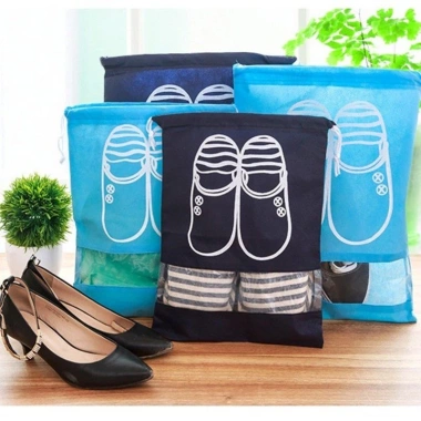 Túi Vải Đựng Giày Dép Dây Rút Chống Bẩn - Thiết Kế Đẹp Mắt, Du Lịch 8.000₫