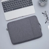 Túi vải đựng laptop chống sốc - Cặp laptop thời trang công sở, đa ngăn, quai xanh than 6
