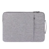 Túi vải đựng laptop chống sốc - Cặp laptop thời trang công sở, đa ngăn, quai xanh than 8