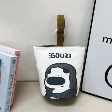 Túi vải đựng ly, bình nước cao cấp siêu dày 21x15cm - Giá ưu đãi 42.000đ