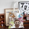Túi vải Labubububububububu Tote sinh viên đa năng, đựng sách, học phí, một vai - giảm giá 22% 5