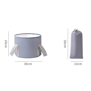 Túi vải ngâm chân giữ nhiệt, xô gấp gọn chống thấm, quai xách tiện lợi - chỉ 85.000đ 9 Túi vải ngâm chân giữ nhiệt, xô gấp gọn chống thấm, quai xách tiện lợi - chỉ 85.000đ 9