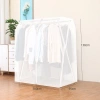 Túi vải nhựa dẻo dày phủ khung X bảo quản quần áo, chống bụi, thấm nước, khóa kéo 3