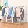 Túi vải nhựa dẻo dày phủ khung X bảo quản quần áo, chống bụi, thấm nước, khóa kéo 5