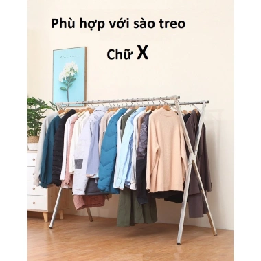Túi vải nhựa dẻo dày phủ khung X bảo quản quần áo, chống bụi, thấm nước, khóa kéo 7