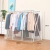 Túi vải nhựa dẻo dày phủ khung X bảo quản quần áo, chống bụi, thấm nước, khóa kéo 10