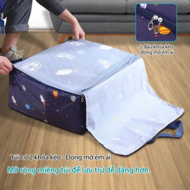 Túi Vải Oxford Chống Thấm - Bảo Quản Quần Áo, Chăn Màn, Du Lịch Giá 35.000 3
