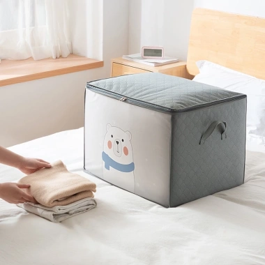 Túi Vải Siêu Lớn Đựng Quần Áo, Chăn, Màn, Gối, Đồ Lót - Không Khung, Giá 55.000, Giảm 18%