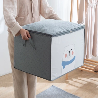 Túi Vải Siêu Lớn Đựng Quần Áo, Chăn, Màn, Gối, Đồ Lót - Không Khung, Giá 55.000, Giảm 18%