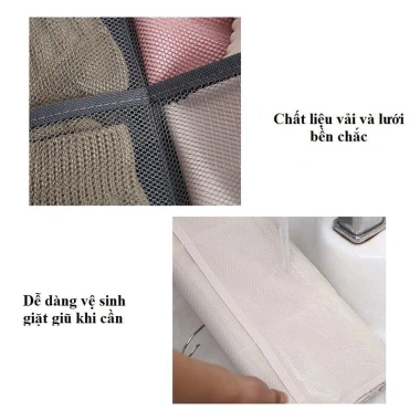 Túi Vải Treo Đồ Lót 2 Mặt 30 Ngăn - Tiết Kiệm Không Gian, Đa Năng, Giá 30.990đ 2