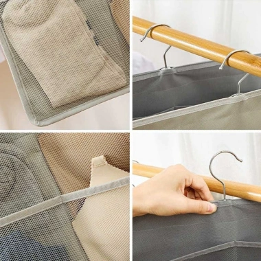 Túi Vải Treo Đồ Lót 2 Mặt 30 Ngăn - Tiết Kiệm Không Gian, Đa Năng, Giá 30.990đ 8