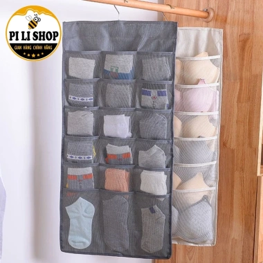 Túi Vải Treo Đồ Lót 2 Mặt 30 Ngăn - Tiết Kiệm Không Gian, Đa Năng, Giá 30.990đ 9
