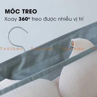Túi Vải Treo Đồ Lót Uchuu 2 Mặt Nhiều Ngăn - Treo Tường & Tủ, Giá chỉ 35.000 VND 4