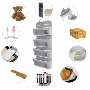 Túi vải treo tường đa lớp - Treo tủ quần áo, đồ lót, giá ưu đãi 79.000₫ 3