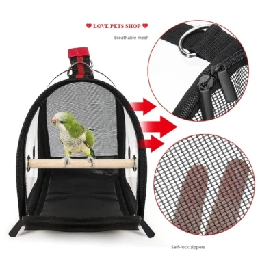 Túi vận chuyển chó mèo, chim vẹt nhựa trong suốt - Giá ưu đãi 76.000₫ Love Pets Shop 3