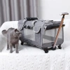 Túi vận chuyển chó mèo size lớn 20kg - bánh xe & tay kéo, giảm giá 895.000₫