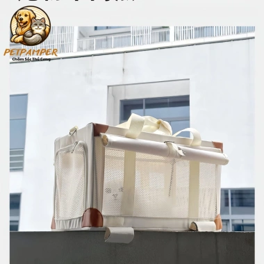 Túi Vận Chuyển Chó Mèo TX002 - Thiết Kế Thời Trang Cao Cấp, Chắc Chắn, Thoáng Khí, Rộng Rãi - Giá 424.999₫ Giảm 17% 4