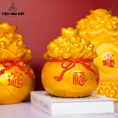 Túi Vàng Tài Lộc Kim Nguyên Bảo Heo Tiết Kiệm Phong Thủy Phát Lộc 139,999 VND 2