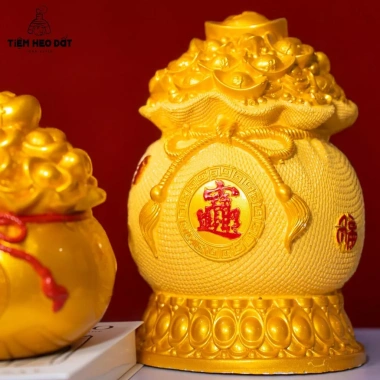 Túi Vàng Tài Lộc Kim Nguyên Bảo Heo Tiết Kiệm Phong Thủy Phát Lộc 139,999 VND 4