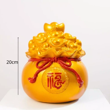 Túi Vàng Tài Lộc Kim Nguyên Bảo Heo Tiết Kiệm Phong Thủy Phát Lộc 139,999 VND 10