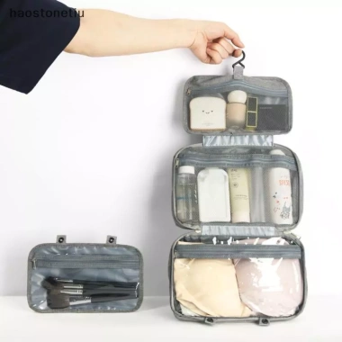 Túi Vệ Sinh Du Lịch Gập Lại Chống Thấm Nước - Đựng Mỹ Phẩm Khô Ướt, Quà Tặng Nam Ngày Lễ 4
