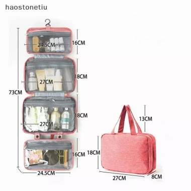 Túi Vệ Sinh Du Lịch Gập Lại Chống Thấm Nước - Đựng Mỹ Phẩm Khô Ướt, Quà Tặng Nam Ngày Lễ 9
