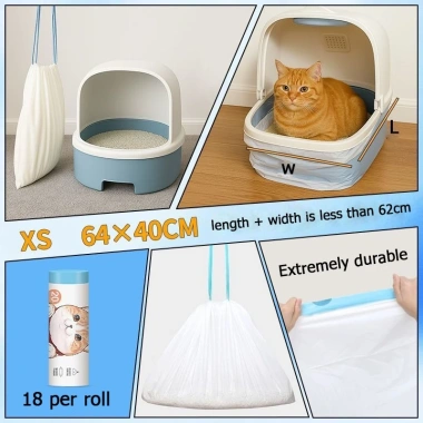 Túi vệ sinh mèo dây rút dùng một lần, chống rò rỉ, PE dai bền, dọn dẹp nhanh, giá ưu đãi 258.931₫ 10 Túi vệ sinh mèo dây rút dùng một lần, chống rò rỉ, PE dai bền, dọn dẹp nhanh, giá ưu đãi 258.931₫ 10