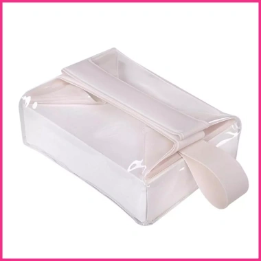 Túi vệ sinh trong suốt từ tính - Hộp trang điểm, khóa chống rò rỉ, giảm 22%