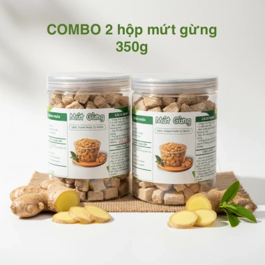 Túi viên mứt gừng 100g - Quà tặng thơm ngon, giảm giá 50k, tăng sức đề kháng 3