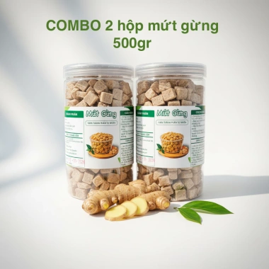 Túi viên mứt gừng 100g - Quà tặng thơm ngon, giảm giá 50k, tăng sức đề kháng 4