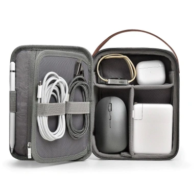 Túi WIWU Minimal Tech Pouch đa ngăn đựng sạc, cáp, chuột, pin dự phòng - 229.000₫