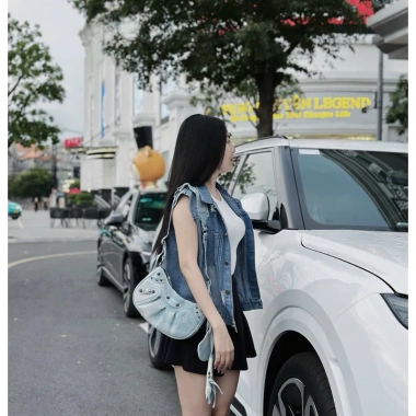Túi Xách Bl Xanh Jean Sz22 Sang Xịn Kèm Móc Khoá và Ví, Giảm Giá Đến 205.000₫ 6