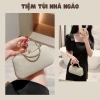 Túi xách cầm tay dáng cốp chảnh, dây đeo chéo, giảm giá 210k, phong cách tiệc