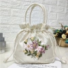 Túi xách cầm tay thêu hoa dây rút - Chụp ảnh kỷ yếu, ngày Tết, chỉ 45.000đ 3