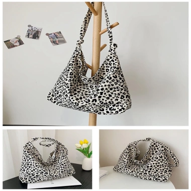 Túi Xách Canvas Họa Tiết Da Báo Sang Trọng Nữ - Giá Ưu Đãi 107.112 VND 6