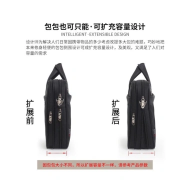 Túi xách cặp công sở YAJIE T07 15.6 inch Đen - Free ship, giá chỉ 1,400,000₫