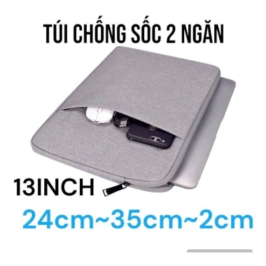 Túi xách chống sốc vải có quai đựng laptop 13-15.6 inch - Nam nữ 38.000đ 3