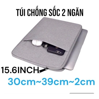 Túi xách chống sốc vải có quai đựng laptop 13-15.6 inch - Nam nữ 38.000đ 5