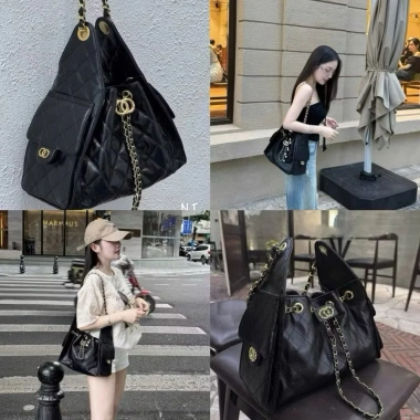 Túi xách công sở dây rút hottrend sang chảnh 28cm, đeo vai tiện dụng đi làm đi chơi giảm giá 172.5k