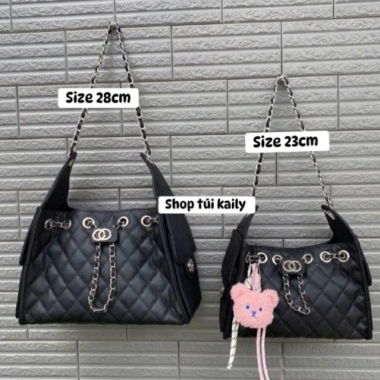 Túi xách công sở dây rút hottrend sang chảnh 28cm, đeo vai tiện dụng đi làm đi chơi giảm giá 172.5k