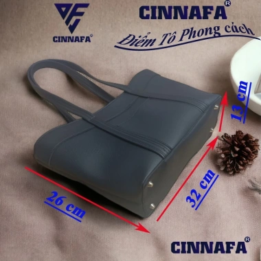 Túi Xách Công Sở Nữ Da 2 Ly Cao Cấp Cinnafa - Hàng Đẹp, Giá Ưu Đãi 154k 5