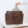 Túi xách công sở nữ LIMI size lớn, vừa laptop 16inch A4, tote da 4 màu - 415k 5